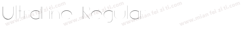 UltraLine Regular字体转换